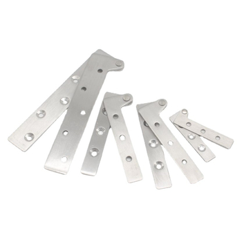 Nerūdijančio plieno septynpintas vyris langams ir baldams, modelis 20190925, šiuolaikinis minimalistinis stilius, tvirta apkrova