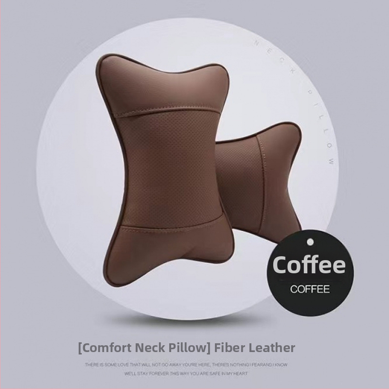 Automašīnas galvas balsta spilvens ar ārējo dabīgu šķiedru apdari, vilnas pildījums, saderīgs ar BYD, karikatūras stils, vasaras lietošanai