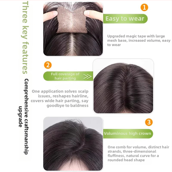 Mei Zhi Zhi GM911/GM9511 Vlasy z hodvábnych vlákien vysokou teplotu, rovný doplnok pre ženy