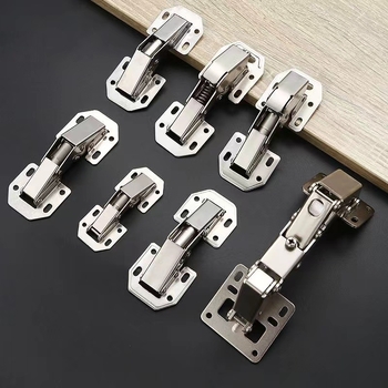 Pružinový pánt na skriňu – model 88, nerezová oceľ, montáž bez vŕtania, hydraulické tlmenie, tichý chod