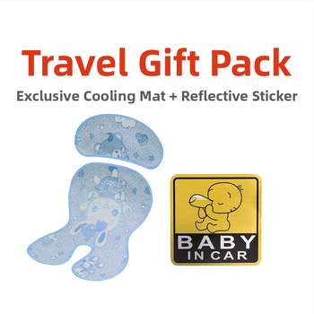 Set príslušenstva k detskému autosedadlu: slnečná clona, protiopotrebná podložka, autokoberček, reflexná nálepka | Značka: Good luck; Materiál: Plast; Pôvod: Ningbo, Zhejiang