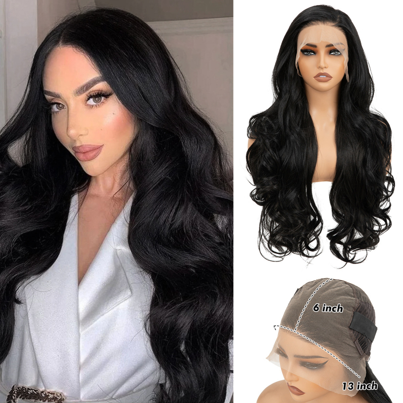 Priekšējā mežģīņu paruka, garas cirtas Eiropas/ Amerikas stilā ar mazām lokām, dabisks izskats, pilnībā rokām austs. Mati Kasi/Kani Kalun; var krāsot vai permēt; bangs taisnas vai slīpas.