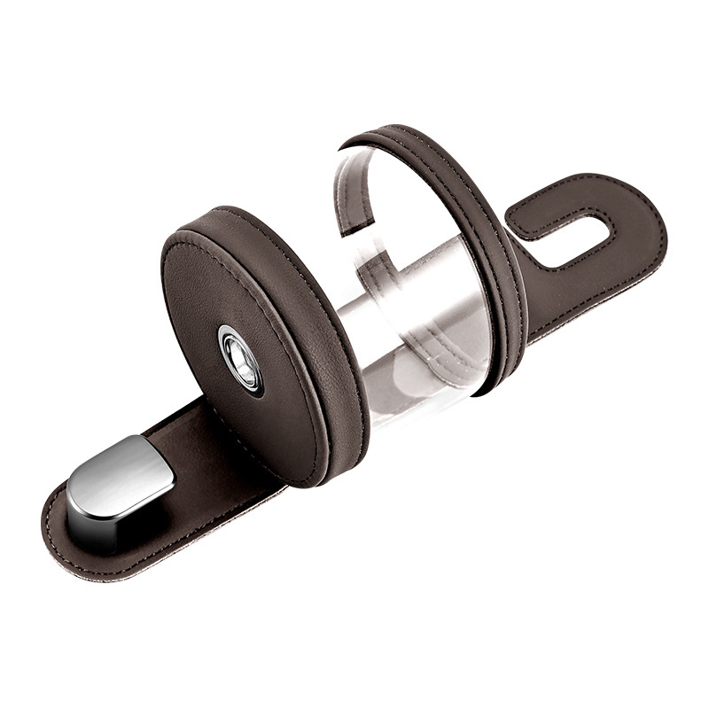 Държач за чаша за задната седалка на автомобил – кожен, модел 591, за облегалката на седалката, мултифункционално задно пространство за съхранение