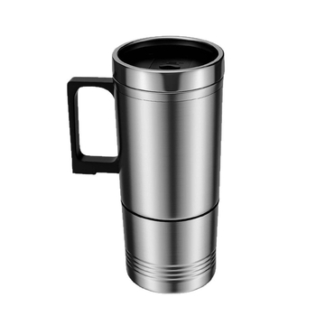 Automobilový ohrievač vody na pohár, nerezová oceľ, 70W, možnosť loga