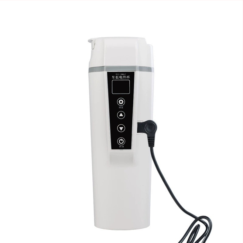 Automobilový ohrievač vody na pohár, nerezová oceľ, 70W, možnosť loga