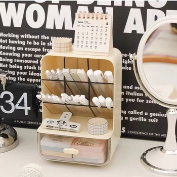 Kõverdatud laua pliiatsihoidik – metallist, kaasaegne minimalistlik stiil, maht 1 L, ühtlane muster