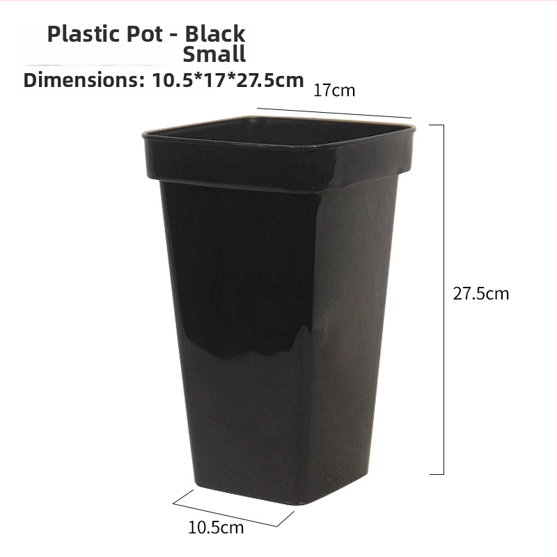 Plastový kvetináč s hrubšími stenami pre floristické aranžovanie, odolný voči korózii, vstrekované prevedenie, na stolné použitie