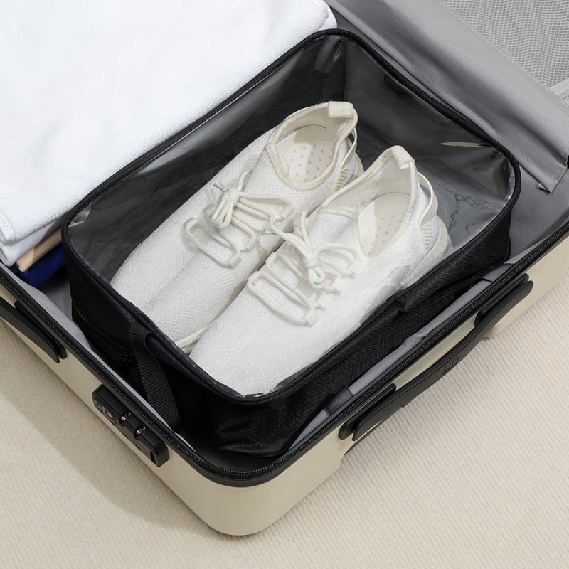 Priehľadná taška na skladovanie topánok, Oxford/ PVC, moderný minimalistický štýl, značka weekeight, 100 kusov v krabici