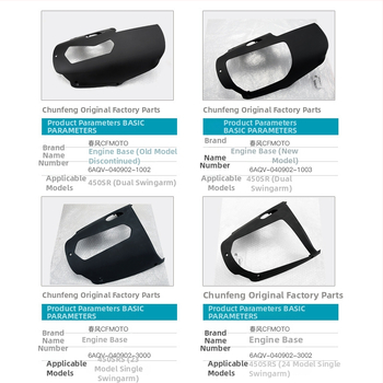 Ochranná doska motora pre motorku Spring Wind 450SR – Xia Tai plastová spodná krytka