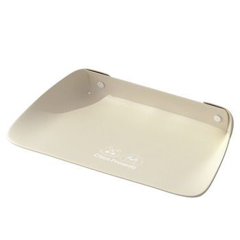 Nahktoidumat kassidele — veekindel libisemisvastane toidumat, pool-sulgunud disain, mudel DZ, Hengwei