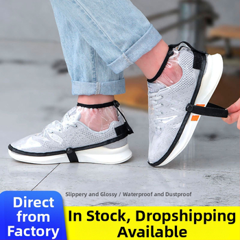 Pokrývky na topánky pre kadernícky salón - nepremokavé, proti zašpineniu, značka Rain Age, pôvod Zhejiang Jinhua, balenie 100 kusov