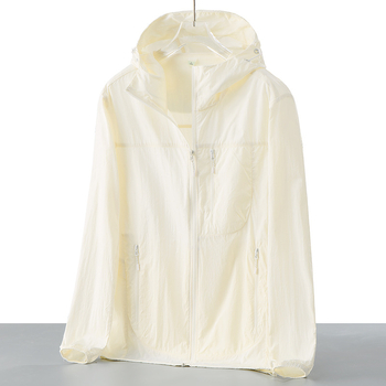 Jachetă exterioară de vânt pentru drumeții - Unisex, UPF50+, respirabilă, uscare rapidă, cu glugă