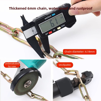 Ratta varastamise vastu kettlukustus ZXCBLS, sulamterasest, 800 g