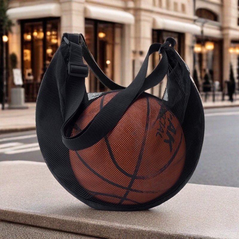 Taška na basketbal od Qiwang, model F31535, sieťovina látka, na futbal, basketbal a volejbal (Materiál: sieťovina • Model: F31535 • Značka: Qiwang • Určené pre: futbal, basketbal, volejbal)
