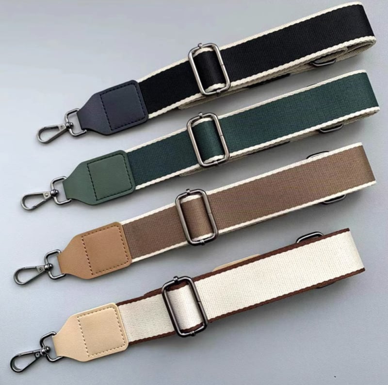 Curea de geantă pentru femei, culoare solidă, cu inscripții în litere, lată, pentru purtare crossbody sau pe umăr