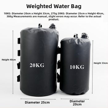 Vonkajšia vodná taška na kemping s vodotesnou látkou, PVC sieť, pruhovaný vzor, kapacita 10 kg/20 kg — Naturepeak