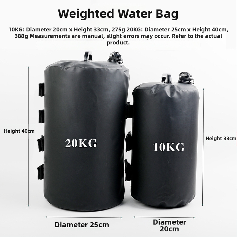 Vonkajšia vodná taška na kemping s vodotesnou látkou, PVC sieť, pruhovaný vzor, kapacita 10 kg/20 kg — Naturepeak