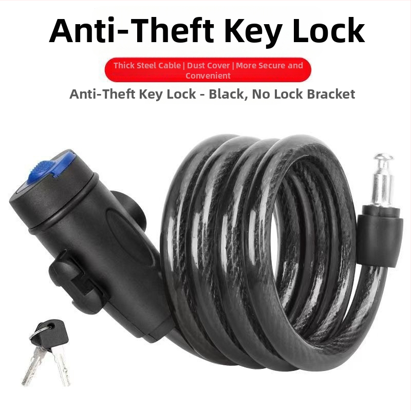 Paroles aizslēga velosipēdam ar sakausējuma ķēdes kabeli – pārnēsājams, piemērots velosipēdiem, elektriskajiem velosipēdiem, motocikliem un kalnu velosipēdiem