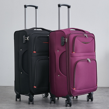 Oxford auduma ceļojumu koferis ar rāvējslēdzēja aizvērumu, universālie riteņi, zādzību aizsardzība, modelis 906#