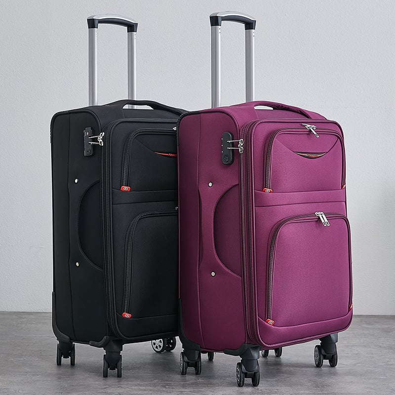 Oxford auduma ceļojumu koferis ar rāvējslēdzēja aizvērumu, universālie riteņi, zādzību aizsardzība, modelis 906#