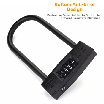 Brava u obliku U s kodom za motocikle i bicikle – anti-cut, anti-theft, cinkova legura, model SW8313-S, težina 565 g