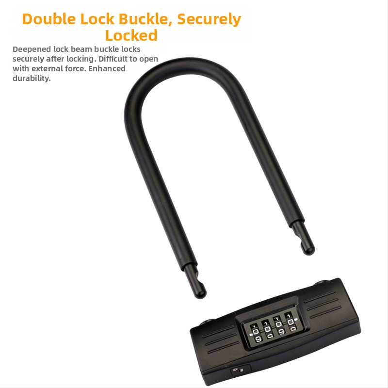 Brava u obliku U s kodom za motocikle i bicikle – anti-cut, anti-theft, cinkova legura, model SW8313-S, težina 565 g