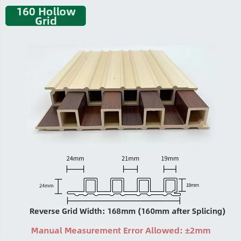 WPC πάνελ τοίχου με πλέγμα – Υλικό: ξύλο-πλαστικό; Μοντέλο: Grid; Στυλ: Pattern, Νέο Κινέζικο Στυλ, Μοντέρνο Minimalist, Light Luxury; Μάρκα: Fulida; Προέλευση: Κίνα