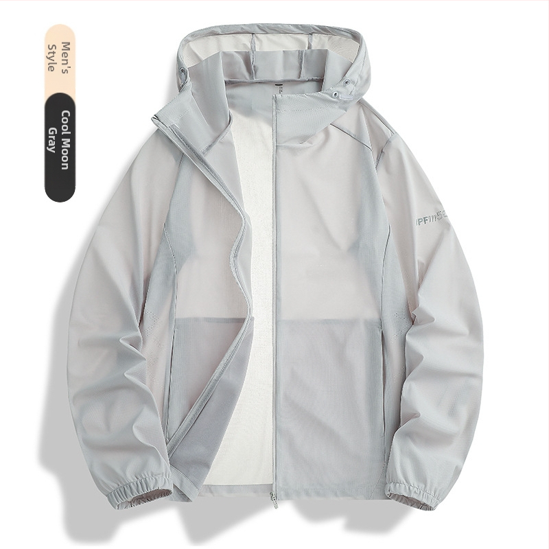 Ženski ljetni top s UV zaštitom, Ice Silk tkanina, kapuljača, vanjska jakna