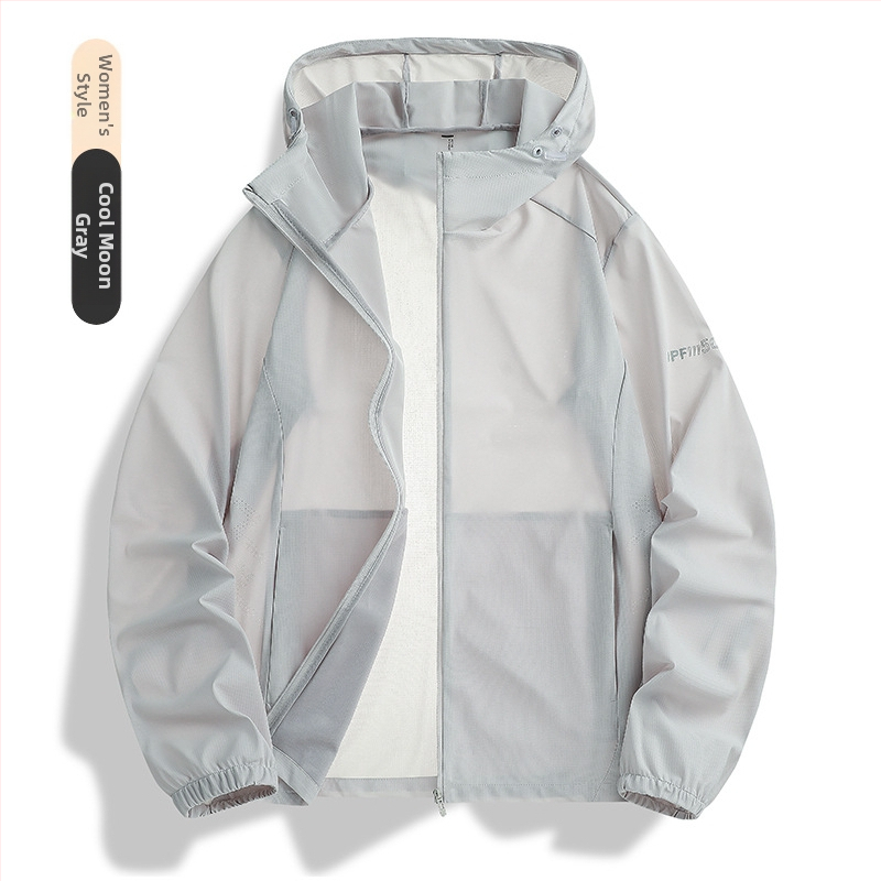 Ženski ljetni top s UV zaštitom, Ice Silk tkanina, kapuljača, vanjska jakna