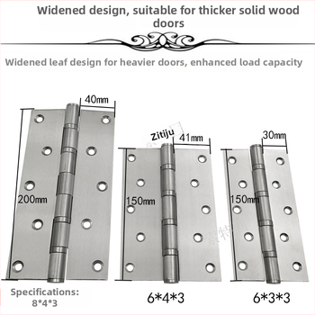 Ložiskový pánt pre masívne drevené dvere, nerezová oceľ, brúsený povrch, ťažká záťaž, model 633/843