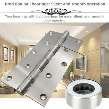 Ložiskový pánt pre masívne drevené dvere, nerezová oceľ, brúsený povrch, ťažká záťaž, model 633/843