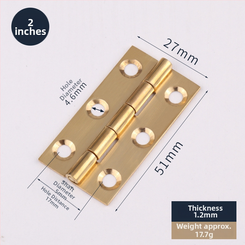 Meďový pánt pre skrinky (Značka: Tianlin; Štýl: Moderný minimalistický; Materiál: Meď; Vhodné pre dvere skriniek z masívneho dreva)