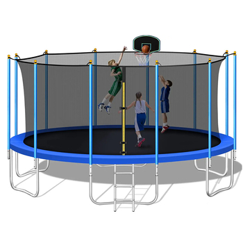 Laste trampolinile mõeldud korvpallivarda — valatud raud, 3 kg, karkass ja rõngas