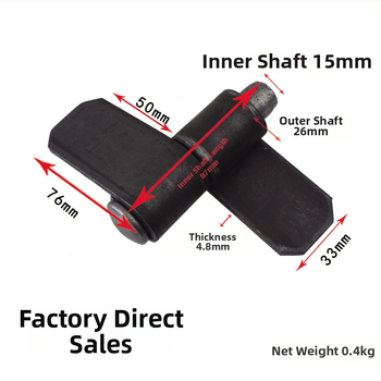 Pánt dverí pre ťažké zaťaženie, zváraný kovový pánt s otáčacím osou, vhodný pre nákladné autá - SJ1001836293