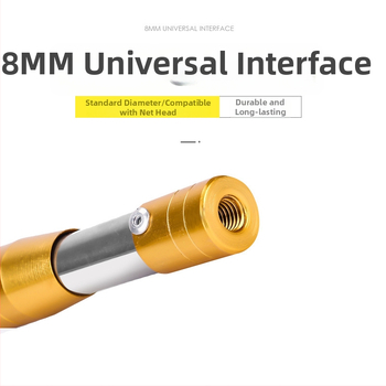 Roostevabast terasest dip-võrgu vartikas, teleskoopiline fikseerimispositsioon, vastupidav tugevdatud disain