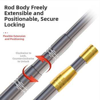 Roostevabast terasest dip-võrgu vartikas, teleskoopiline fikseerimispositsioon, vastupidav tugevdatud disain