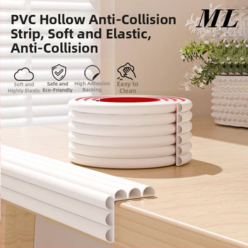 Prázdna PVC ochranná lišta na okraj stola, samolepiaca, 200 súprav