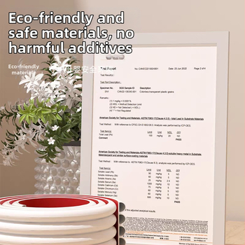 Prázdna PVC ochranná lišta na okraj stola, samolepiaca, 200 súprav