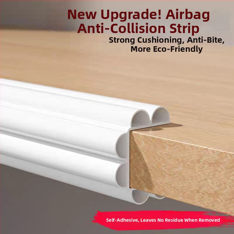 Tuščia PVC buferio juosta stalų kraštui, lipuojama, 200 komplektų