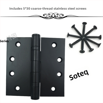 Pánt na drevené dvere z nerezovej ocele — jednoduchý štýl, leštený + elektroplátovaný povrch, značka STG, nerezová oceľ