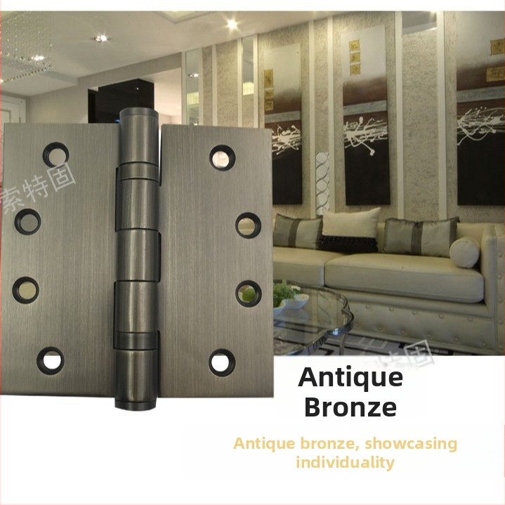 Pánt na drevené dvere z nerezovej ocele — jednoduchý štýl, leštený + elektroplátovaný povrch, značka STG, nerezová oceľ