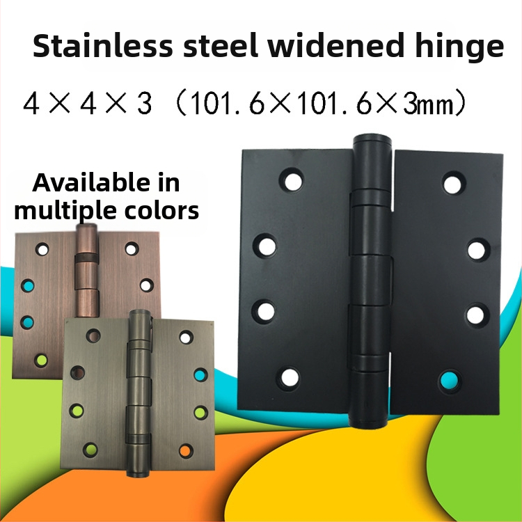 Pánt na drevené dvere z nerezovej ocele — jednoduchý štýl, leštený + elektroplátovaný povrch, značka STG, nerezová oceľ