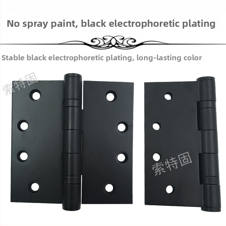 Nerūdijančio plieno durų vyris — paprastas stilius, poliruota + elektroplatinacija paviršius, prekės ženklas STG, nerūdijantis plienas