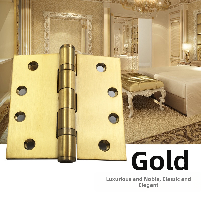 Pánt na drevené dvere z nerezovej ocele — jednoduchý štýl, leštený + elektroplátovaný povrch, značka STG, nerezová oceľ