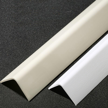 PVC plastový tuhý rohový ochranný profil pre steny, vhodný do domov, nemocníc a škôl