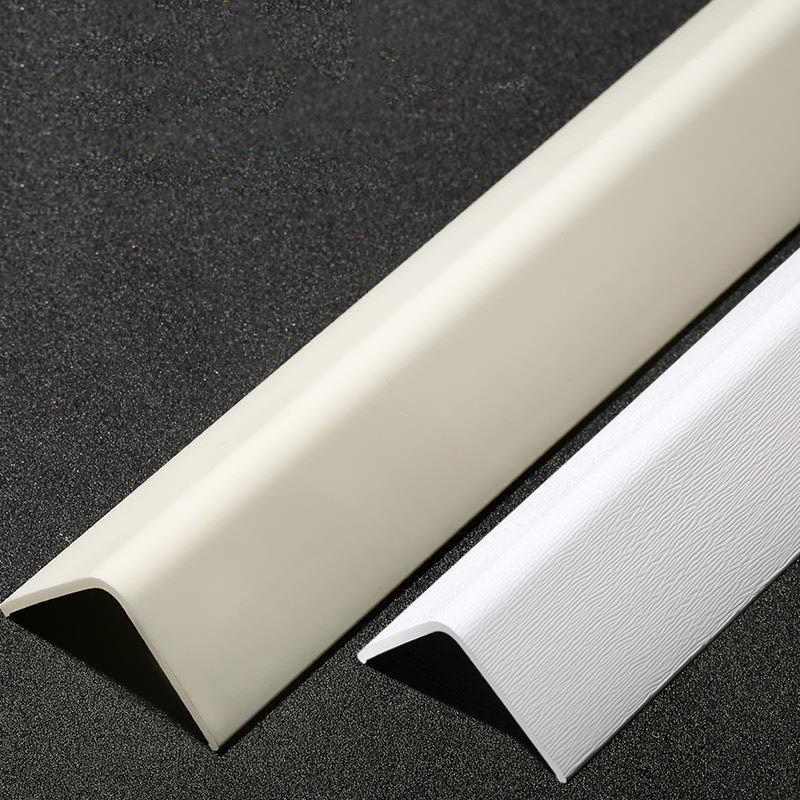PVC plastový tuhý rohový ochranný profil pre steny, vhodný do domov, nemocníc a škôl