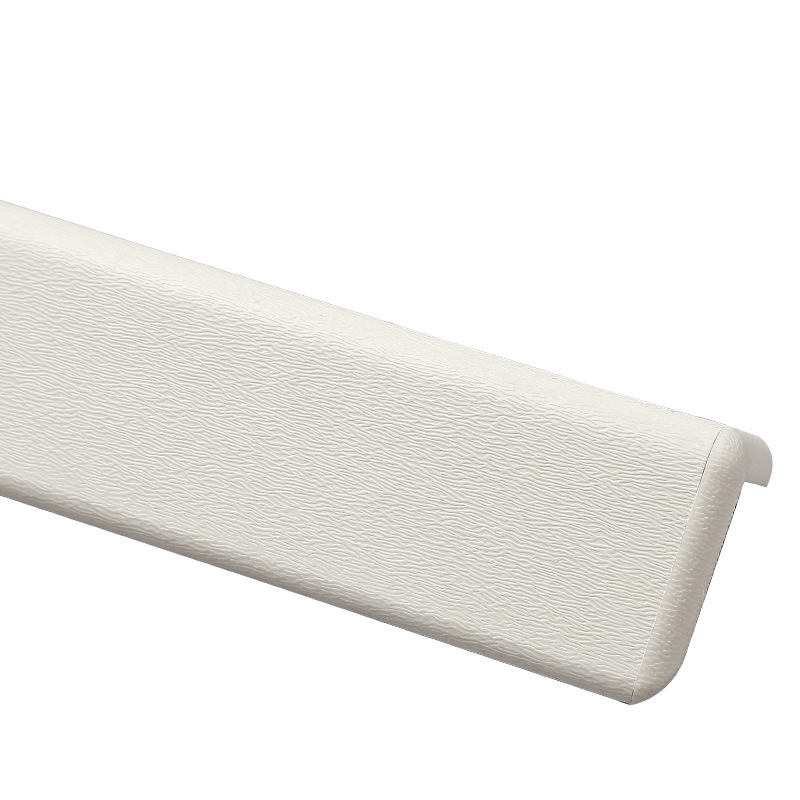 PVC plastový tuhý rohový ochranný profil pre steny, vhodný do domov, nemocníc a škôl