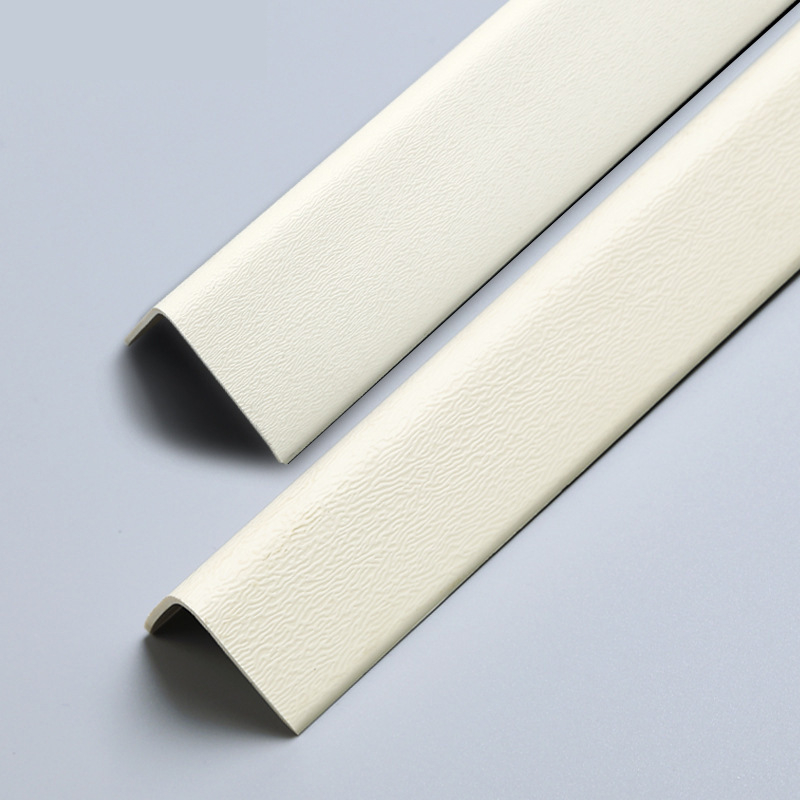 PVC plastový tuhý rohový ochranný profil pre steny, vhodný do domov, nemocníc a škôl