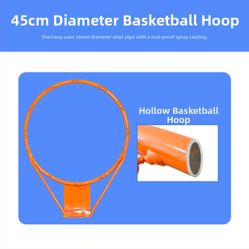 Basketbalový kôš, konštrukcia z liatiny, priemer rúry 16 mm, hmotnosť 1,6 kg, rozmery balenia 50×12×58 cm