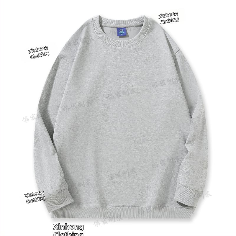 Bavlnená mikina s okrúhlym výstrihom, voľný strih, 280 g, korejský štýl